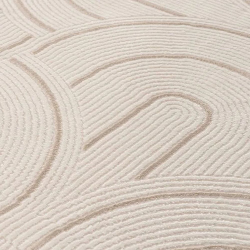 Carmel Modern Arc Cream/Beige Area Rug, Rectangle 200 x 290 cm