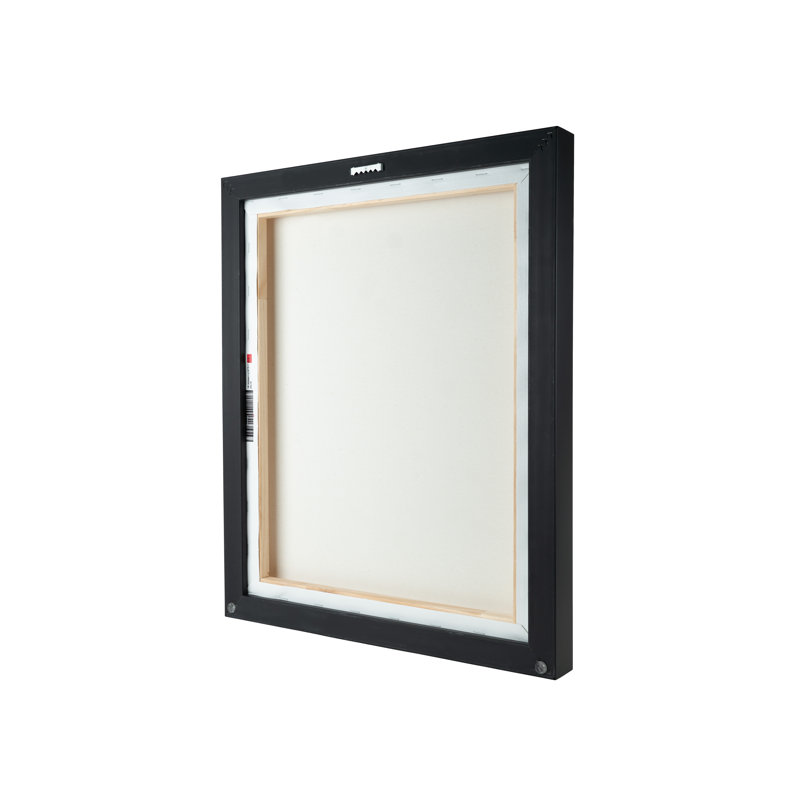 Good Fortune Set I by John Beard - Artist Enhanced Canvas Print, 20" W x 20" H x 3" D, Brown Floater Framed
