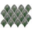 Nabi Fishscale 3X4" Crackled Glossy Glass Mosaic Tile-1561350344