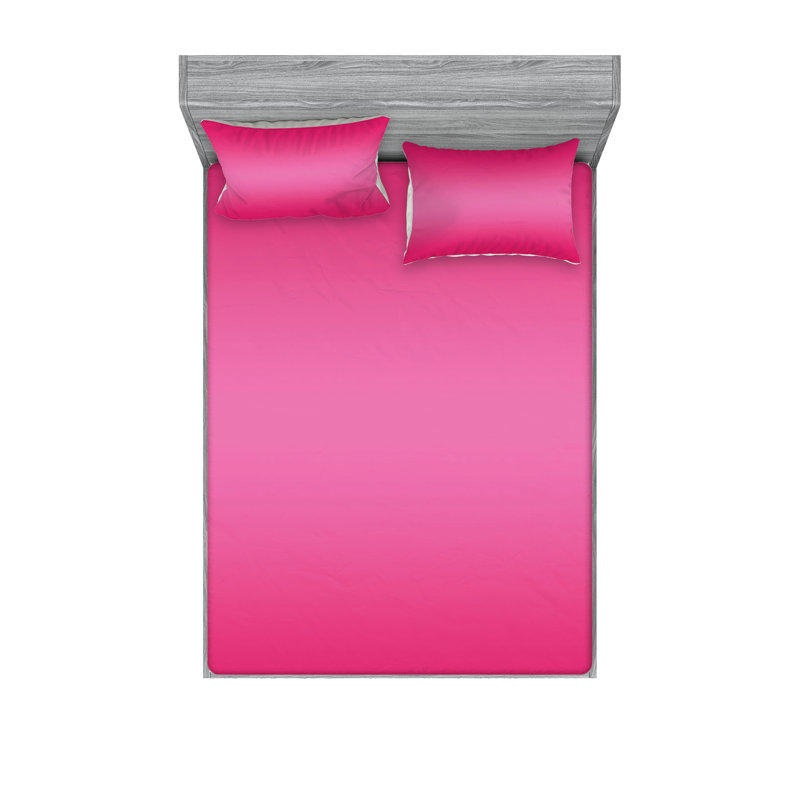 Drap-housse et coussin décoratif Ambesonne, Ensemble de draps pour grand lit + 5 pièces suppl