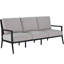 Bermuda Aluminum and Cane Sofa-423448721-423448732-423448735