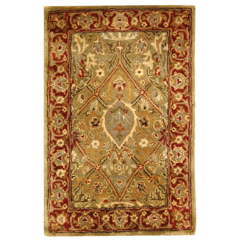 Evie New Zealand Wool Oriental Rug, Rectangle 2' x 3'