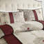 Édredon pour grand lit - rouge avec coussins décoratifs 100% et plateforme-118022658-118022660