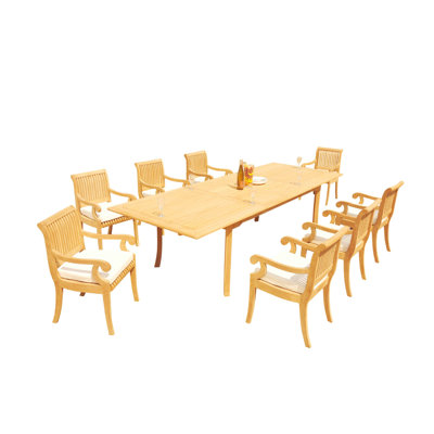 Ensemble de salle à manger 9 pièces Massenburg