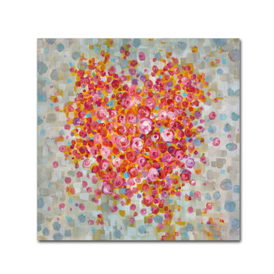 « circle of hearts », reproduction sur toile tendue