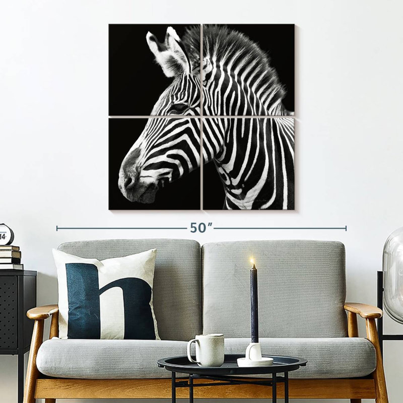 Brampt Zebra Stripes Pattern III, 32" H x 32" W