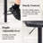 Swivel Upholstered Adjustable Height Counter Bar Stool with Backs for Kitchen Island-1601196331-1601196330