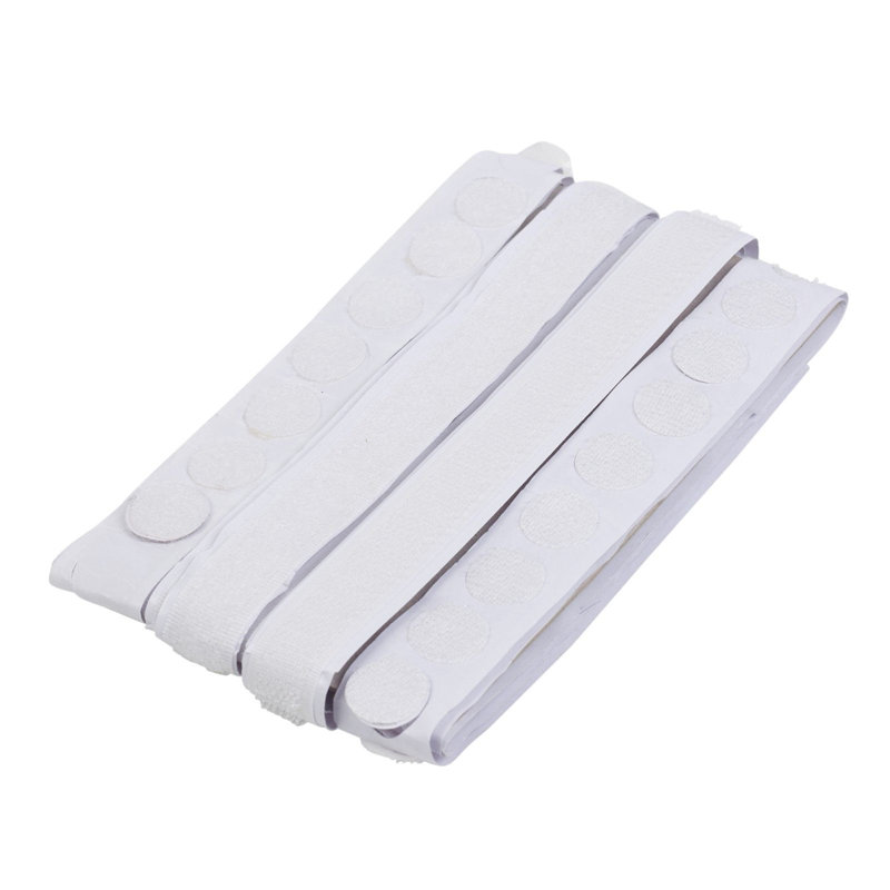Hook & Loop Fastener, White