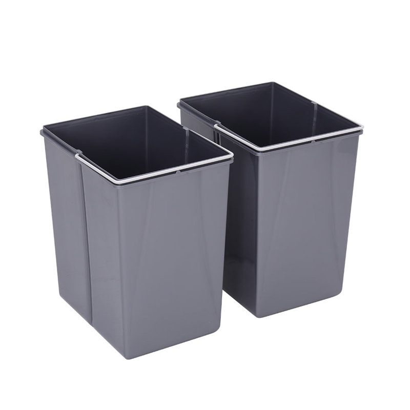 Benigni Plastic Open Kitchen Trash Can - 40L