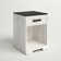 Carnforth 1 - Drawer Nightstand in Whitewash/Rustic Grey