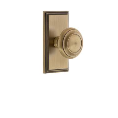 Privacy (Bed & Bath) Providence Knob with Rectangular Rose