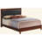 Charming Bed With Cherry Finish