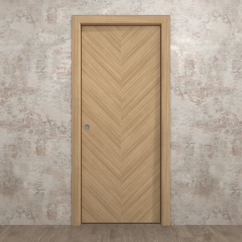 Porte coulissante à poche | Ego 5005 | Ensemble de quincaillerie de rail | Portes intérieures modernes en bois massif pour chambre à coucher
