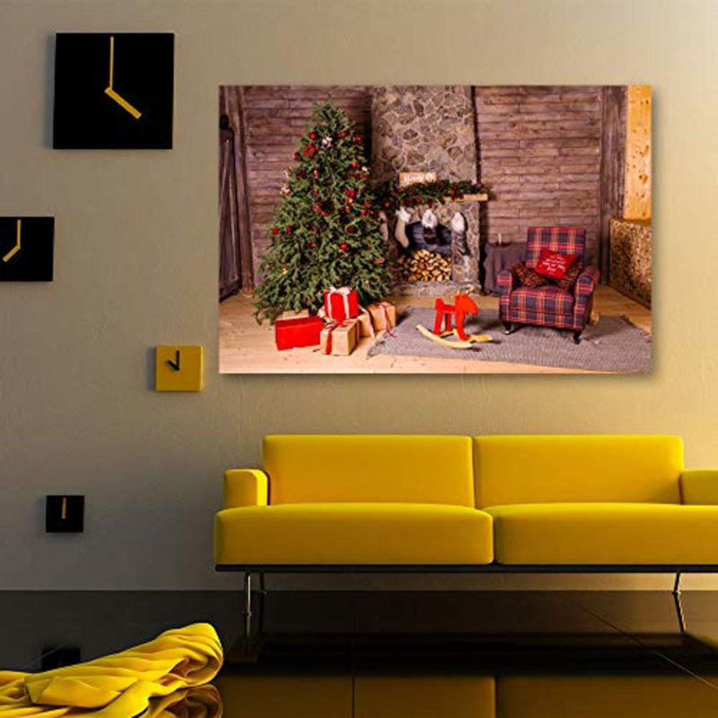 Christmas Holiday Celebration " Christmas Tree X18 ", 32" H x 48" W
