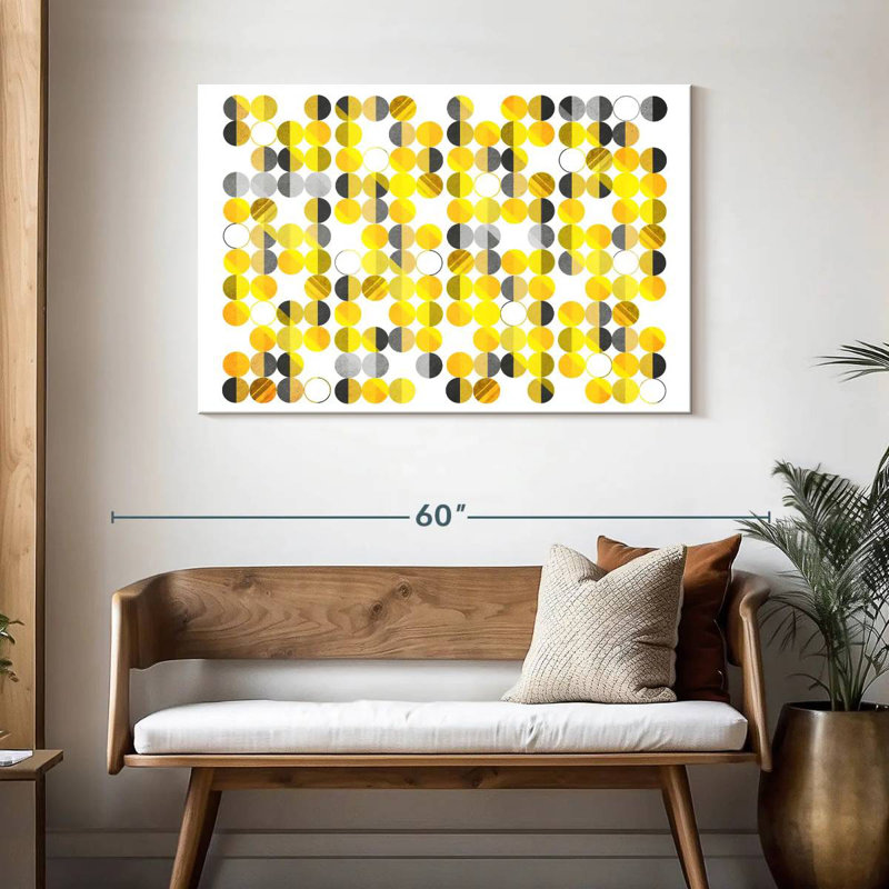 Avery Molecular Abstract Geometric, 30" H x 45" W