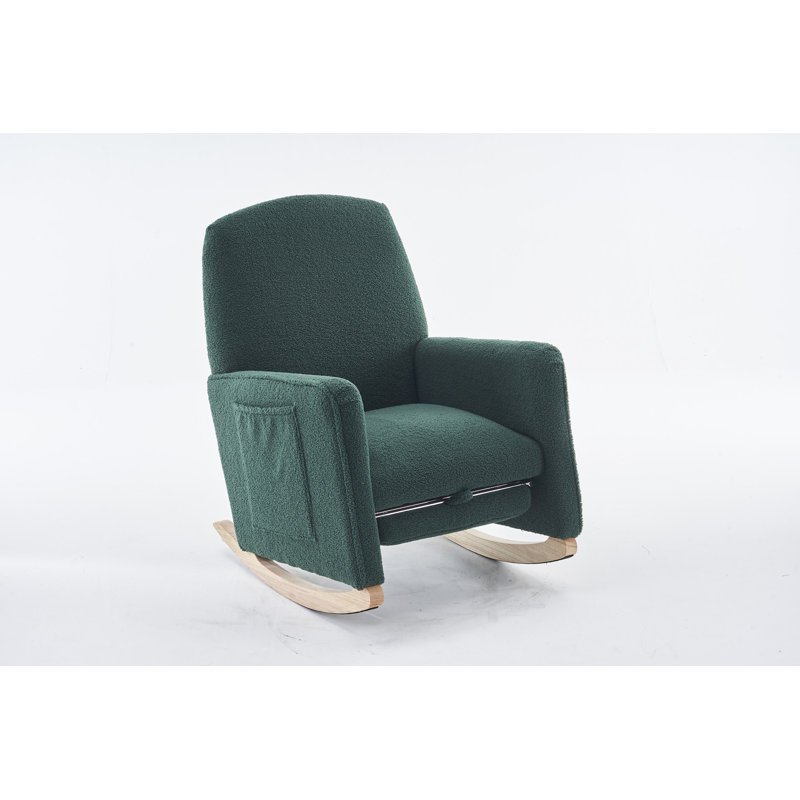 Chaise berçante Teddy, Vert