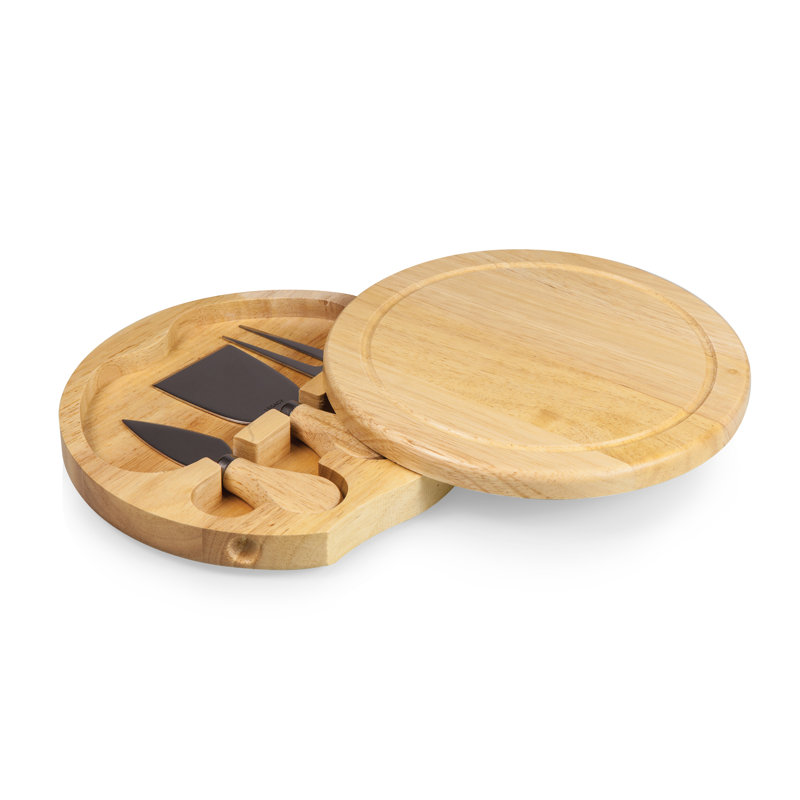 Brie Cheese Cutting Serving Board & Tools Set Zuri