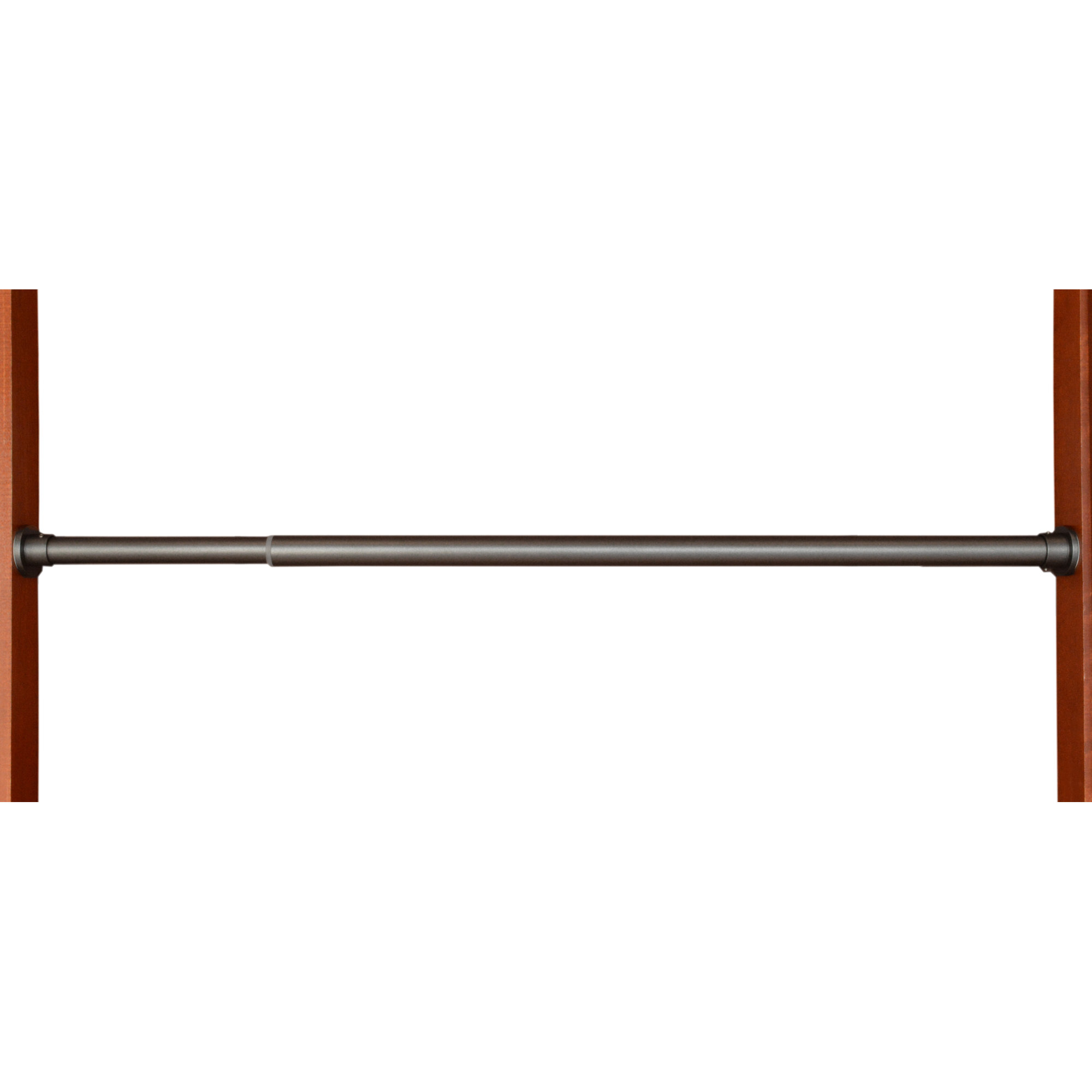 Armiyah Tension Rod, Graphite, 28" - 48" W