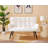 Nakeeta 2-Seater Couch with Elegant Quilting Backs