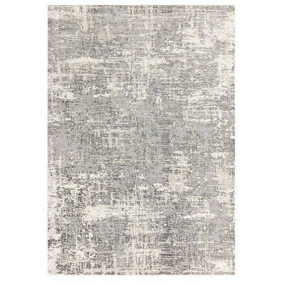 Annu Abstract Grey Area Rug