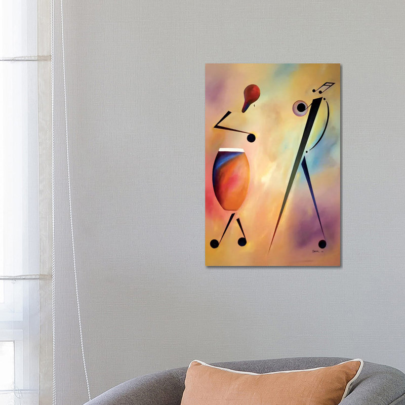 Congo 1 Piece Wrapped Canvas Painting, 66.04 cm H x 45.72 cm W x 3.175 cm D