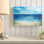 « pacifique beach scene », reproduction de peinture à l’acrylique sur toile