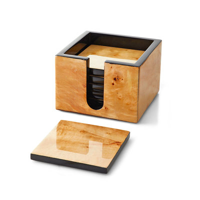 Coaster Set With Holder
