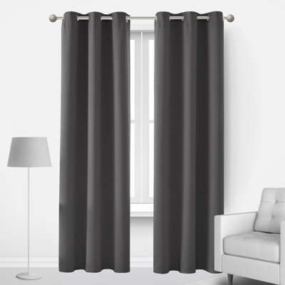 Lompoc Room Darkening Grommet Curtain Panels