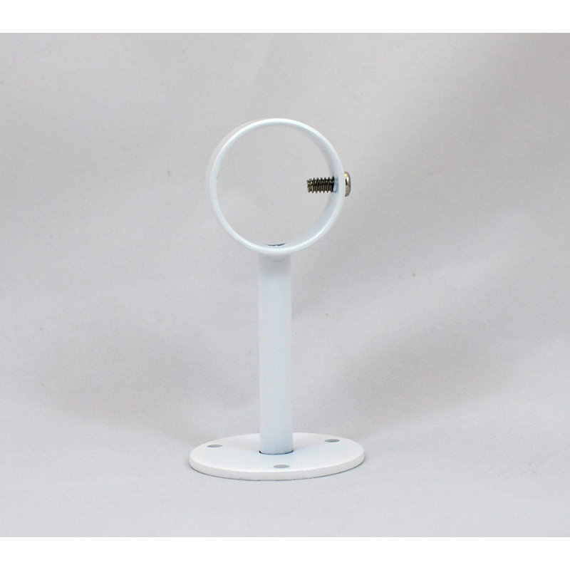 Support de fixation Phillip, Blanc lustré, H 3,5 po x l 1,375 po x P 1,375 po