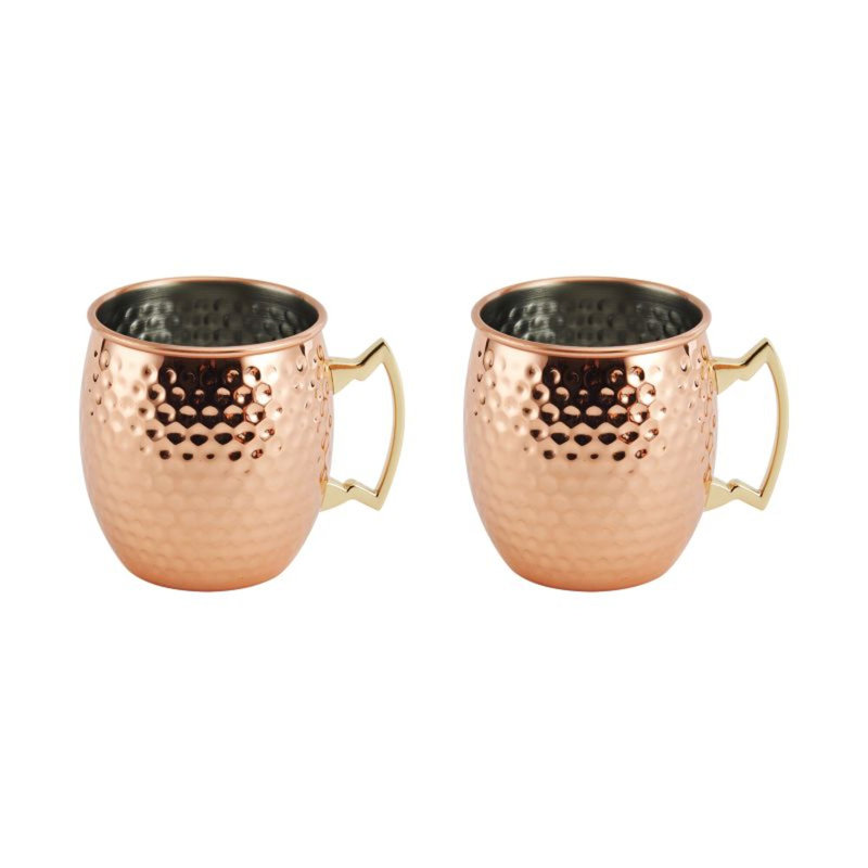 Heureux martelé 18 oz. Mugs Moscow Mule