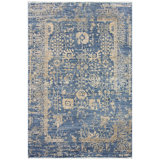 Oriental Area Rug in Gold