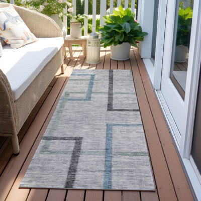 Tapis intérieur / extérieur Malchow avec envers antidérapant