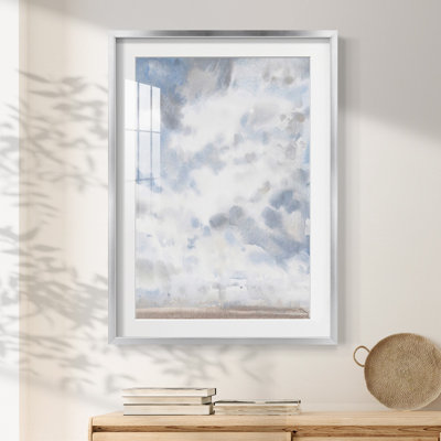 Sky Blue IV  -Framed Print