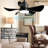 28' Ceiling Fans With Lights And Remote/App Control, Low Profile Ceiling Fans With 5 Reversible Blades 3 Colours Dimmable 6 Speeds Ceiling Fan For Bedroom Kitchen-2074115427