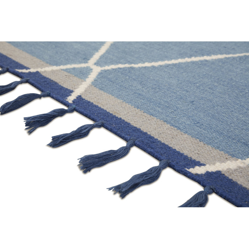 Oceanne Geometric Hand Woven Area Rug, Rectangle 120 x 170cm