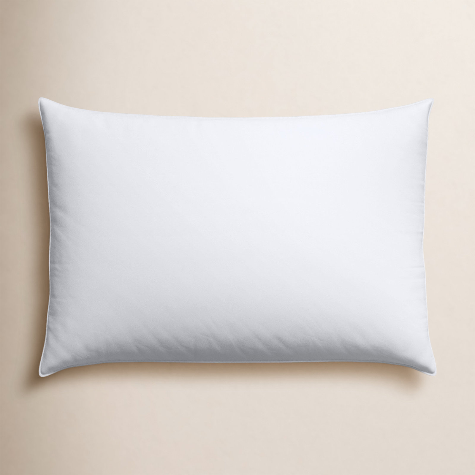 Medium Feather Down Pillow, Standard, White