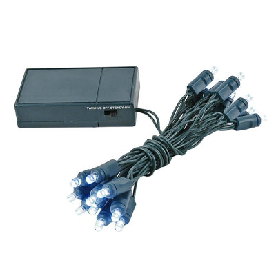 Stryker Outdoor 20 - Bulb 3'' Battery Powered LED Wide Angle LED String Light