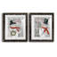 «Let It Snow Snowman», ensemble de 2 reproductions d'art textuel-1016245519-1016245516-1016245617