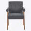 Fauteuil de salle à manger en tissu Poppy-188928001