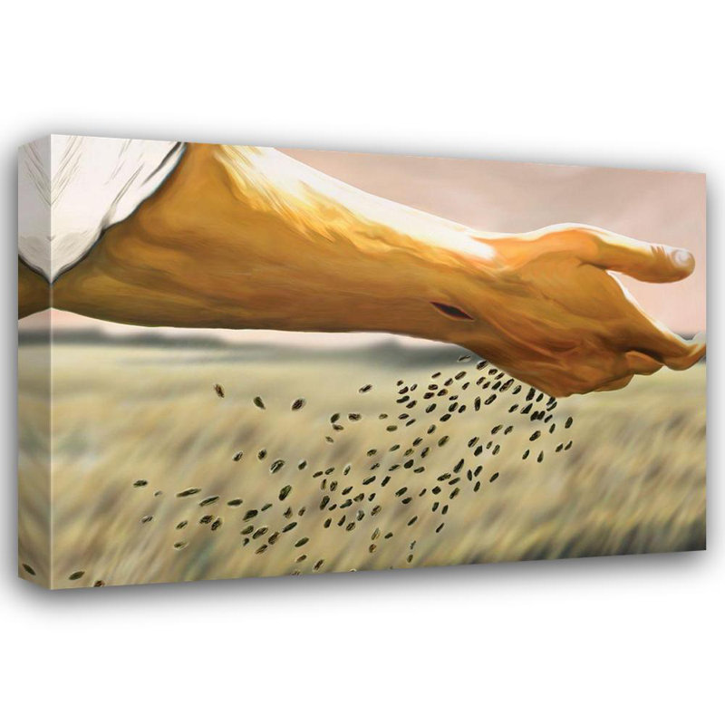 Art sur toile tendue Red Barrel Studio® Inconnu: Seed Sower, H 18 po x l 24 po