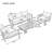 Multi-person Outdoor Sofa Set-1196805616