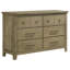 Commode 6 tiroirs Rustic-Modern