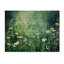 Motif de fleurs sauvages vertes sur bois-387655516