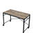 Oklarth Rustic Oak & Black Finish Writing Desk