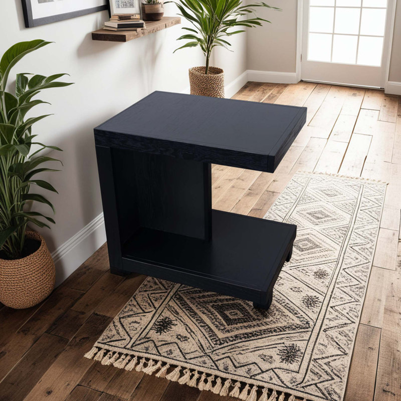 Table de chevet Laurel Canyon, Noir