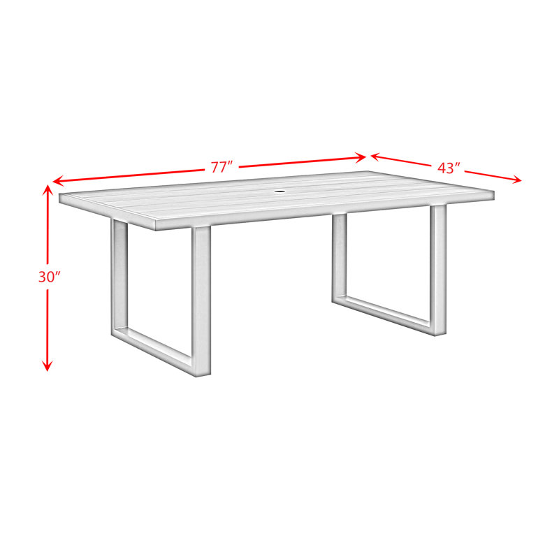 Table de salle à manger Sherrod, 6