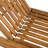 Outdoor Adjustable Backrest Acacia Wood Lounger with Cushion-1792098022