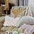 Holiday Glam Textured Reversible Throw Pillow