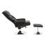 Leather Chair With Footstool