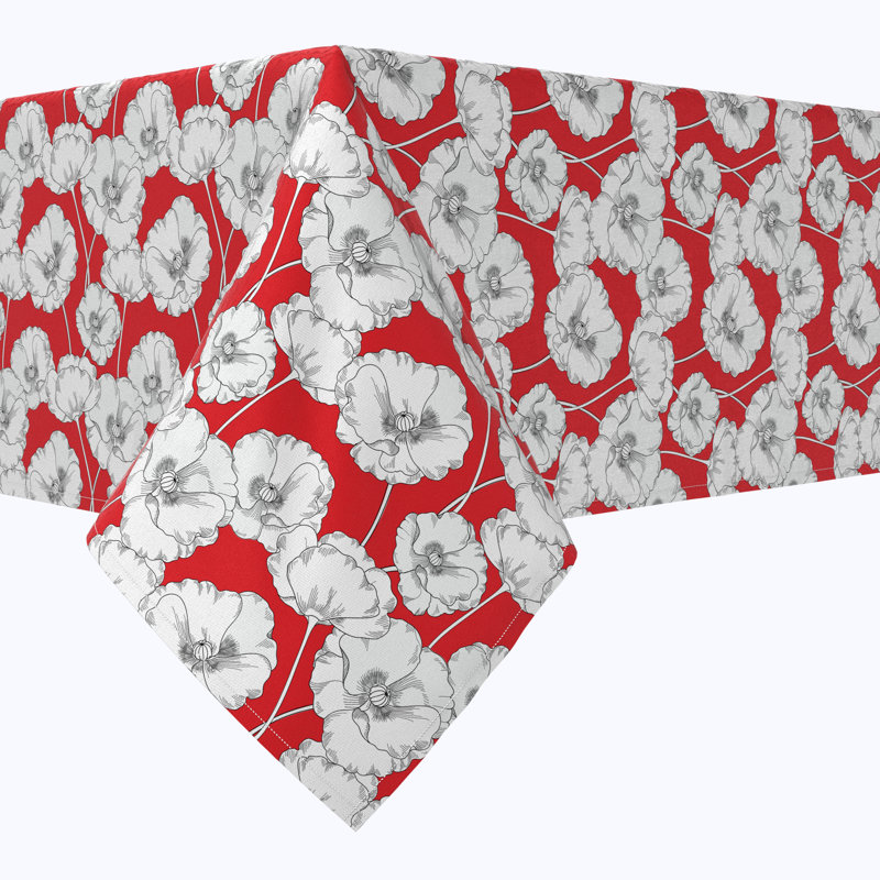 Floral 222 Cotton Tablecloths, 84" x 60"